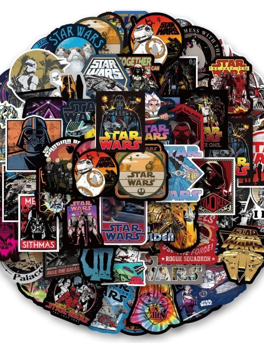 Star Wars Sticker Bundle  100 Count